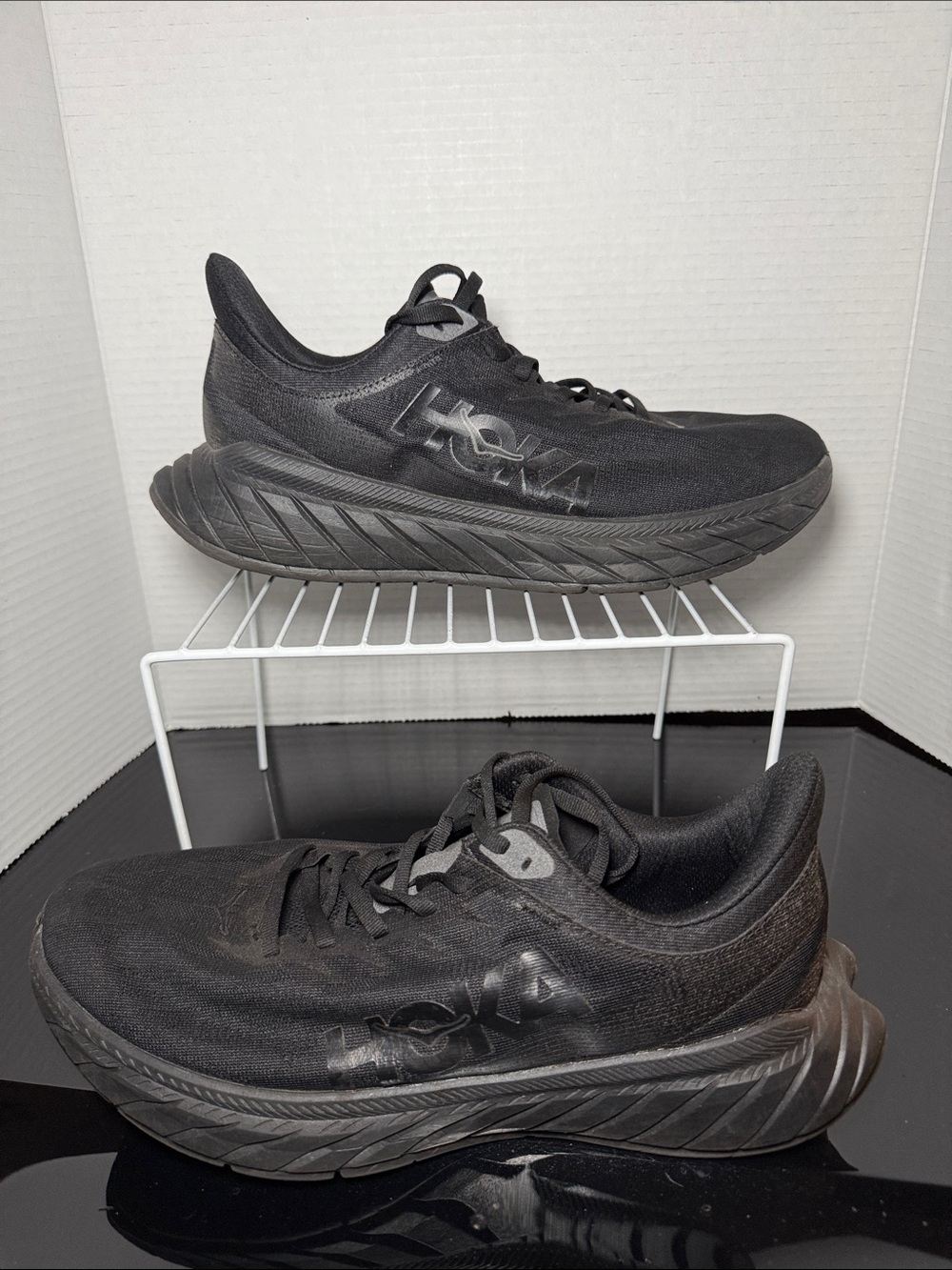 HOKA Carbon X2 Triple Black Men's 11D Running Shoes